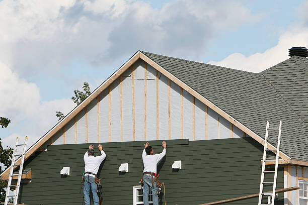Professional Siding Installation technician working in New Enterprise, PA